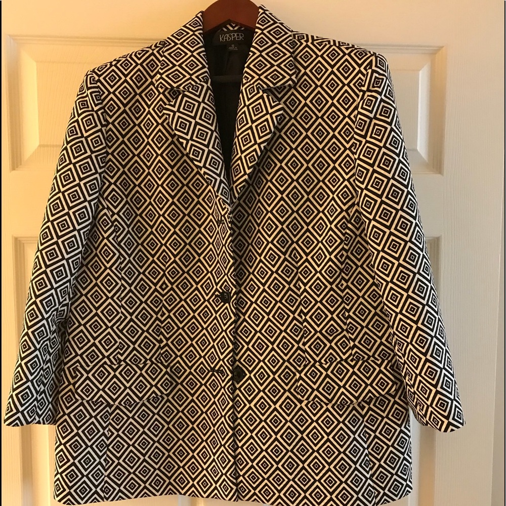 Kasper Abstract Blazer